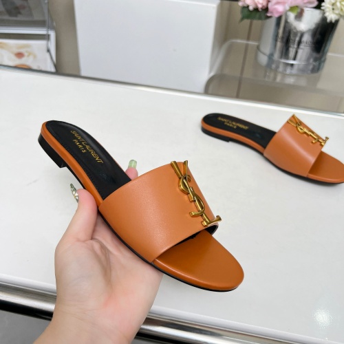 Replica Yves Saint Laurent YSL Slippers For Women #1211059 $80.00 USD for Wholesale