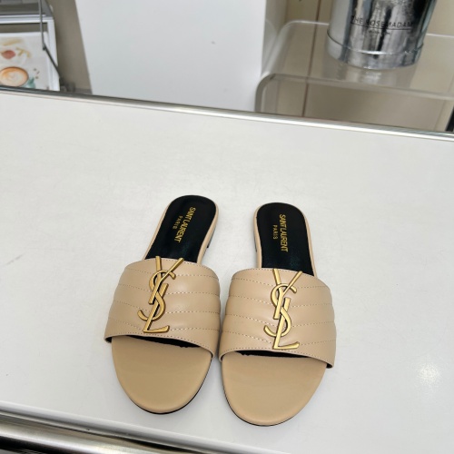 Replica Yves Saint Laurent YSL Slippers For Women #1211072 $80.00 USD for Wholesale