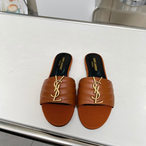 Replica Yves Saint Laurent YSL Slippers For Women #1211074 $80.00 USD for Wholesale