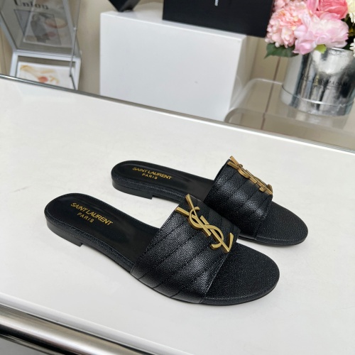 Replica Yves Saint Laurent YSL Slippers For Women #1211075 $80.00 USD for Wholesale