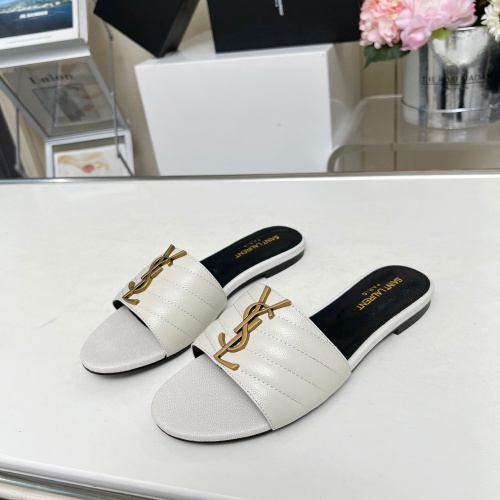 Replica Yves Saint Laurent YSL Slippers For Women #1211076, $80.00 USD, [ITEM#1211076], Replica Yves Saint Laurent YSL Slippers outlet from China