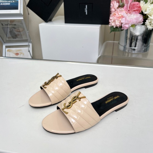 Replica Yves Saint Laurent YSL Slippers For Women #1211077, $80.00 USD, [ITEM#1211077], Replica Yves Saint Laurent YSL Slippers outlet from China