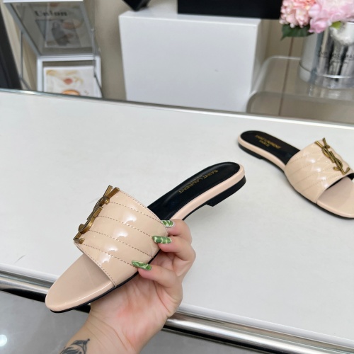 Replica Yves Saint Laurent YSL Slippers For Women #1211077 $80.00 USD for Wholesale