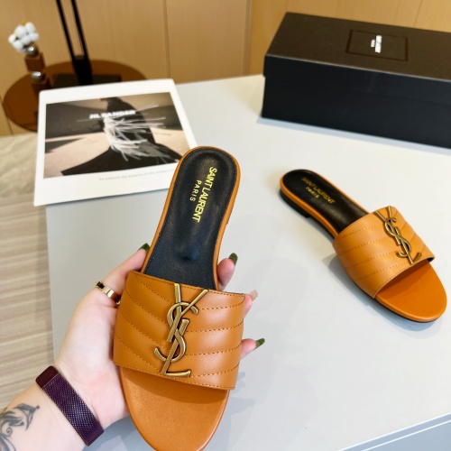 Replica Yves Saint Laurent YSL Slippers For Women #1211083 $80.00 USD for Wholesale