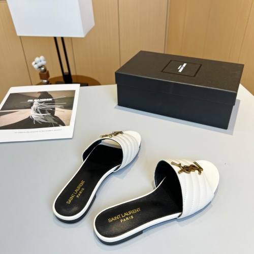 Replica Yves Saint Laurent YSL Slippers For Women #1211084 $80.00 USD for Wholesale