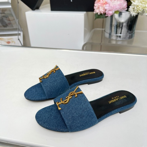 Replica Yves Saint Laurent YSL Slippers For Women #1211085, $80.00 USD, [ITEM#1211085], Replica Yves Saint Laurent YSL Slippers outlet from China