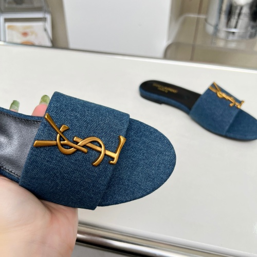 Replica Yves Saint Laurent YSL Slippers For Women #1211085 $80.00 USD for Wholesale