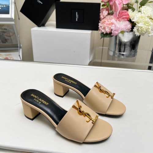 Replica Yves Saint Laurent YSL Slippers For Women #1211091 $100.00 USD for Wholesale