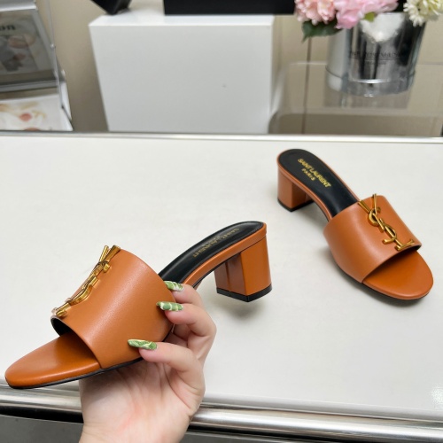 Replica Yves Saint Laurent YSL Slippers For Women #1211093 $100.00 USD for Wholesale