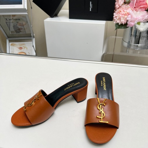 Replica Yves Saint Laurent YSL Slippers For Women #1211098 $100.00 USD for Wholesale