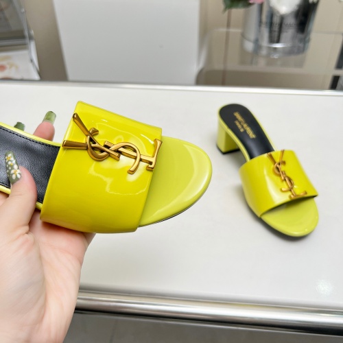 Replica Yves Saint Laurent YSL Slippers For Women #1211117 $100.00 USD for Wholesale