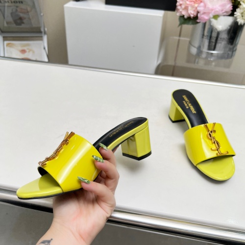 Replica Yves Saint Laurent YSL Slippers For Women #1211117 $100.00 USD for Wholesale