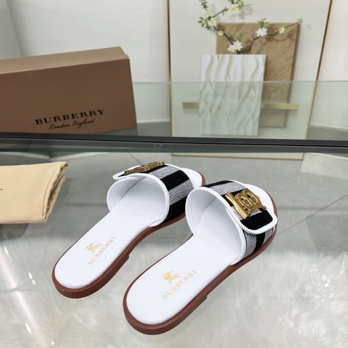 Replica Burberry Slippers For Women #1211121 $82.00 USD for Wholesale