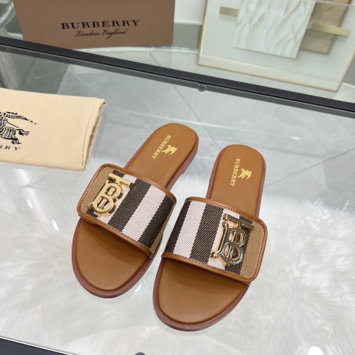 Replica Burberry Slippers For Women #1211122 $82.00 USD for Wholesale