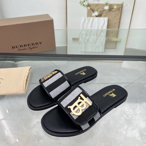 Replica Burberry Slippers For Women #1211124 $82.00 USD for Wholesale