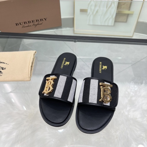 Replica Burberry Slippers For Women #1211124 $82.00 USD for Wholesale