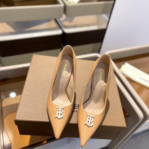 Replica Burberry High-Heeled Shoes For Women #1211144 $122.00 USD for Wholesale