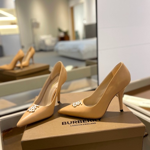 Replica Burberry High-Heeled Shoes For Women #1211144 $122.00 USD for Wholesale