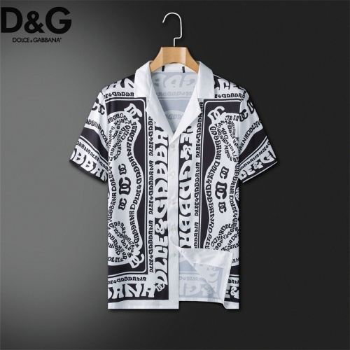Replica Dolce & Gabbana D&G Tracksuits Short Sleeved For Men #1211438 $72.00 USD for Wholesale