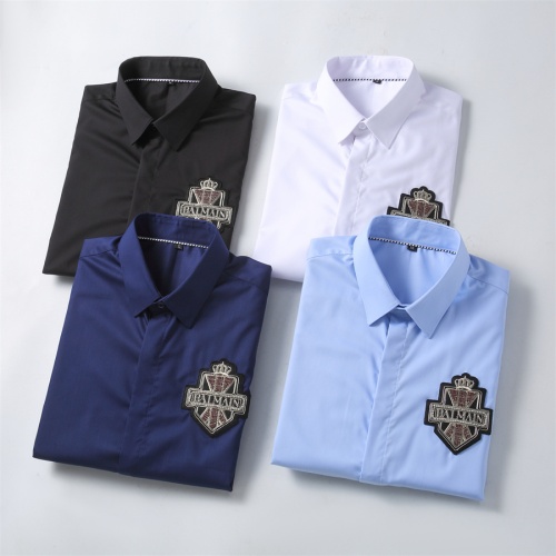Replica Balmain Shirts Long Sleeved For Men #1211949 $40.00 USD for Wholesale