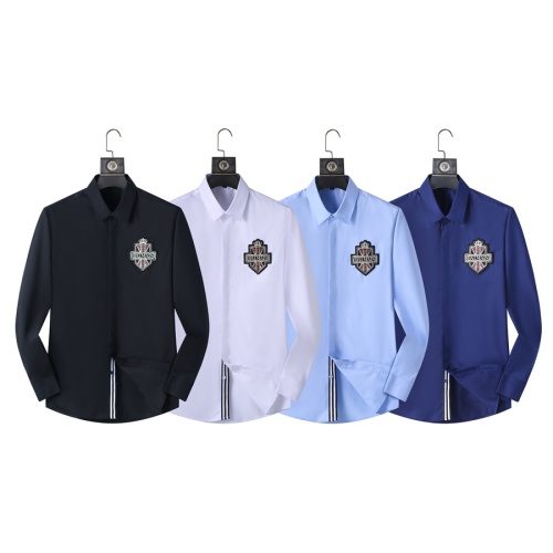Replica Balmain Shirts Long Sleeved For Men #1211949 $40.00 USD for Wholesale