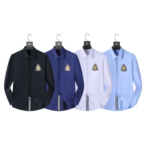 Replica Versace Shirts Long Sleeved For Men #1211969 $40.00 USD for Wholesale