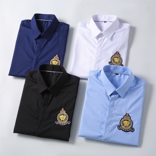 Replica Versace Shirts Long Sleeved For Men #1211970 $40.00 USD for Wholesale