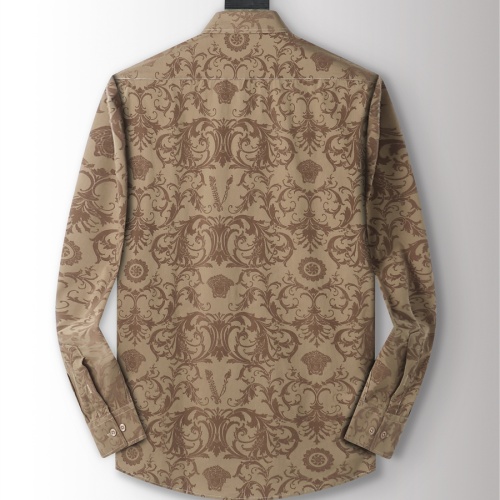 Replica Versace Shirts Long Sleeved For Men #1211978 $48.00 USD for Wholesale