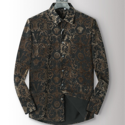 Replica Versace Shirts Long Sleeved For Men #1211980, $48.00 USD, [ITEM#1211980], Replica Versace Shirts outlet from China