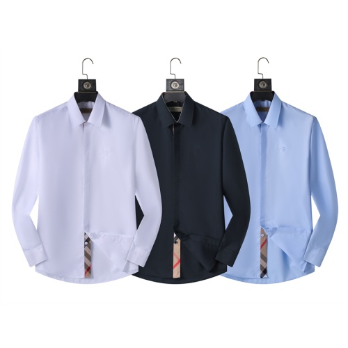 Replica Burberry Shirts Long Sleeved For Men #1211993 $34.00 USD for Wholesale