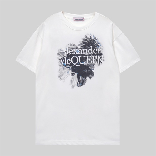 Replica Alexander McQueen T-shirts Short Sleeved For Unisex #1212211, $32.00 USD, [ITEM#1212211], Replica Alexander McQueen T-shirts outlet from China