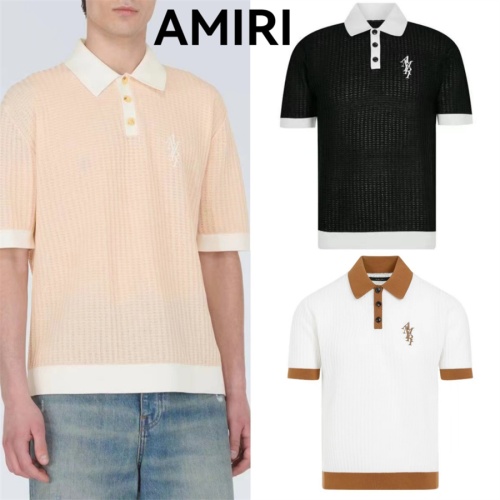 Replica Amiri T-Shirts Short Sleeved For Unisex #1212243 $48.00 USD for Wholesale