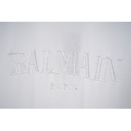 Replica Balmain T-Shirts Short Sleeved For Unisex #1212284 $32.00 USD for Wholesale