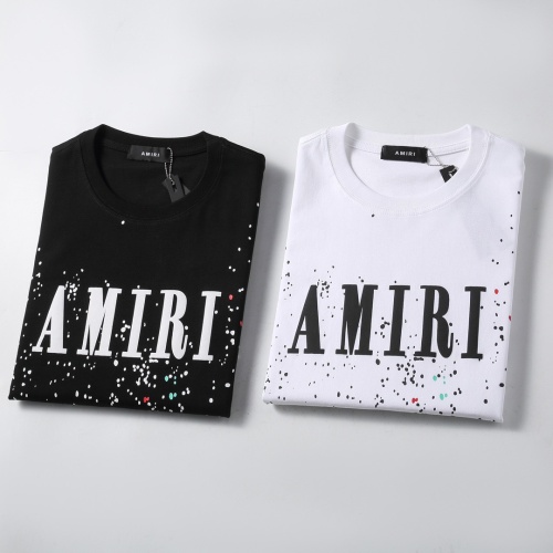 Replica Amiri T-Shirts Short Sleeved For Unisex #1212487 $29.00 USD for Wholesale