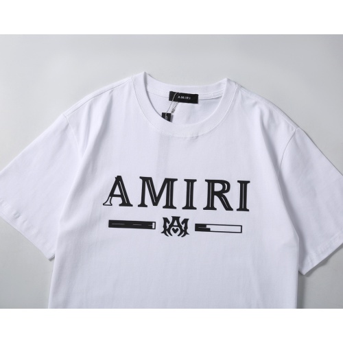 Replica Amiri T-Shirts Short Sleeved For Unisex #1212491 $29.00 USD for Wholesale