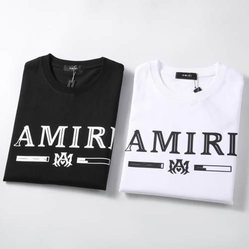 Replica Amiri T-Shirts Short Sleeved For Unisex #1212494 $29.00 USD for Wholesale