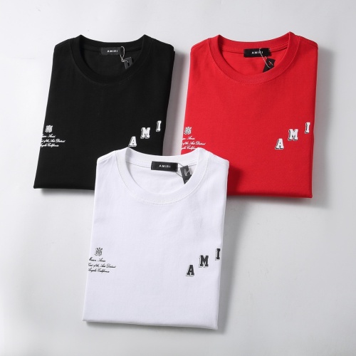 Replica Amiri T-Shirts Short Sleeved For Unisex #1212496 $29.00 USD for Wholesale