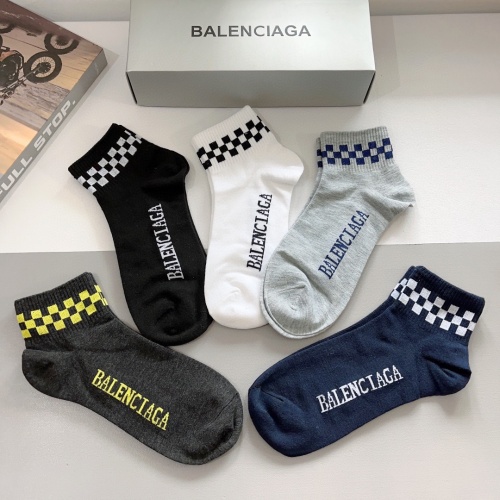 Replica Balenciaga Socks For Men #1212754 $27.00 USD for Wholesale