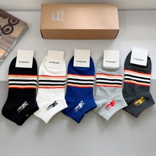 Replica Burberry Socks #1212755 $25.00 USD for Wholesale