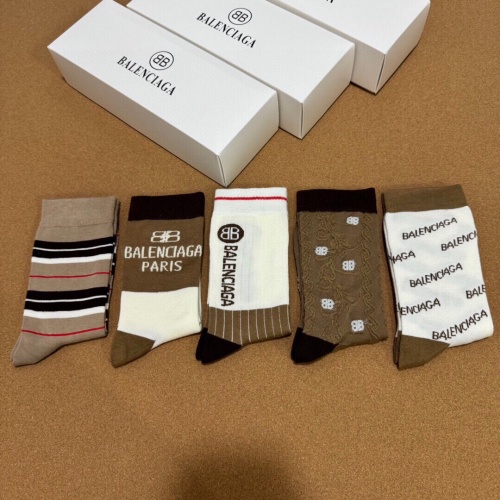 Replica Balenciaga Socks For Women #1212769 $29.00 USD for Wholesale