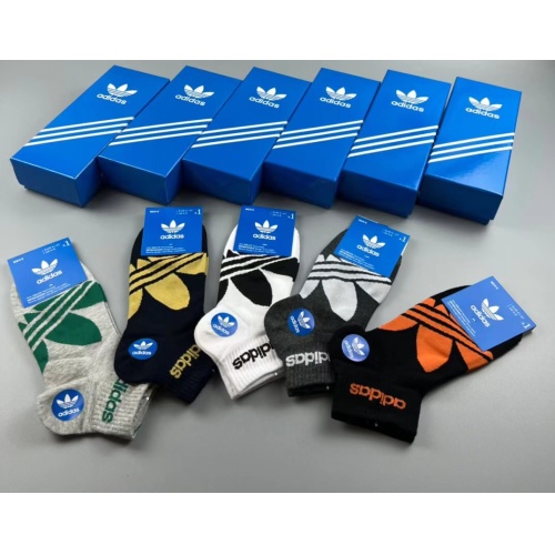 Replica Adidas Socks For Men #1212774 $25.00 USD for Wholesale