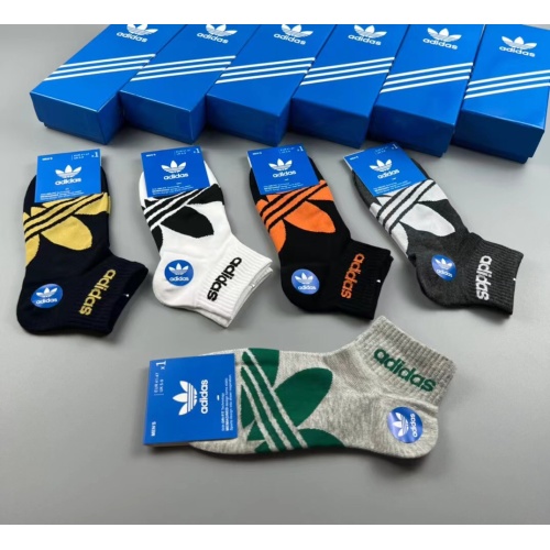 Replica Adidas Socks For Men #1212774 $25.00 USD for Wholesale