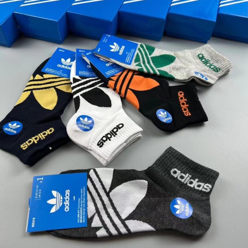 Replica Adidas Socks For Men #1212774 $25.00 USD for Wholesale