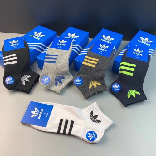 Replica Adidas Socks For Men #1212778 $25.00 USD for Wholesale