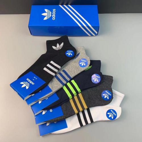 Replica Adidas Socks For Men #1212778 $25.00 USD for Wholesale