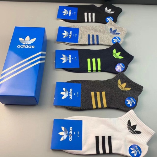 Replica Adidas Socks For Men #1212778 $25.00 USD for Wholesale