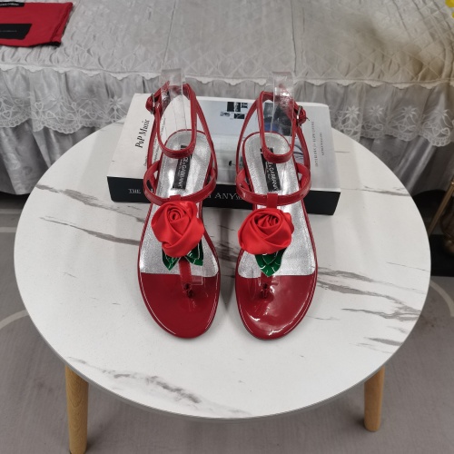 Replica Dolce & Gabbana D&G Sandal For Women #1212849 $125.00 USD for Wholesale