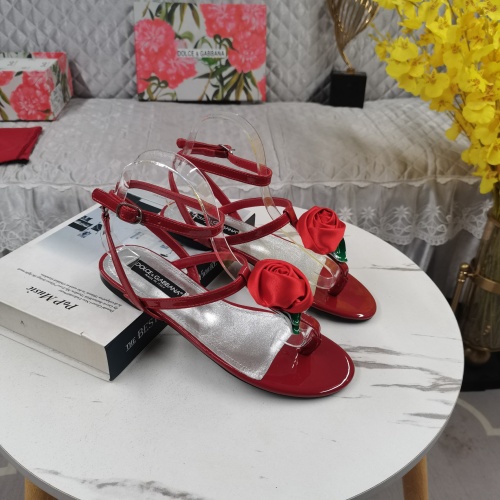 Replica Dolce & Gabbana D&G Sandal For Women #1212849 $125.00 USD for Wholesale