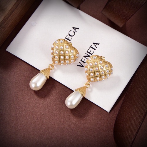 Replica Bottega Veneta Earrings For Women #1213113 $27.00 USD for Wholesale