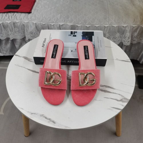 Replica Dolce &amp; Gabbana D&amp;G Slippers For Women #1213145, $115.00 USD, [ITEM#1213145], Replica Dolce &amp; Gabbana D&amp;G Slippers outlet from China